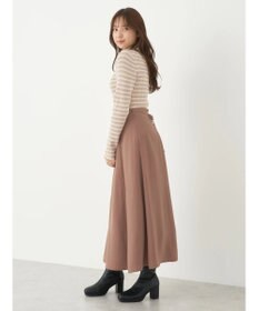 earth music&ecology バックレースアップスカート