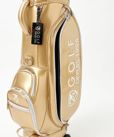 23区GOLF 【UNISEX】エレガントエナメルキャディバッグ　キャスター付きで移動もラクチン
