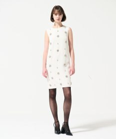 GRACE CONTINENTAL ビジュー刺繍ドレス