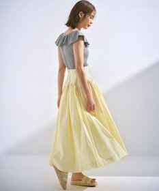 組曲 【組曲×setsuko sagittaire】カップ付きフリルTシャツ