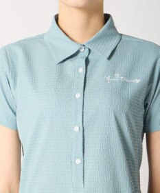 FILA GOLF／marie claire 【marie claire SPORT】 シアサッカーワンピース