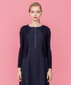 TOCCA 【洗える】SILK RIB CARDIGAN カーディガン