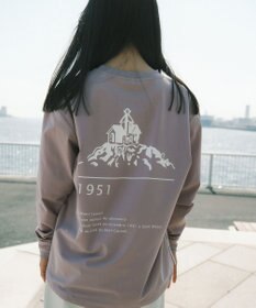 SHARE PARK LADIES 【UNISEX】吸水速乾 LMCバックプリントロングスリーブTシャツ（S・Mサイズ）