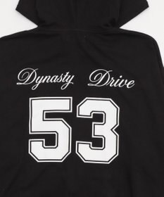 WEGO 【ユニセックスITEM/MLサイズ展開】ナンバリングカットZIPパーカー