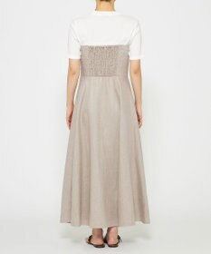 uncrave ヘリンボーン リネン ワンピース（uncrave WHITE）