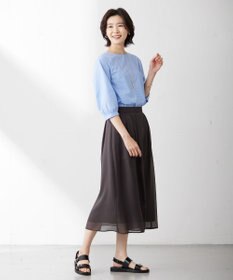 J.PRESS LADIES S 【WEB限定カラーあり・洗える】 ブライトスパンボイル スカート