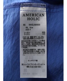 AMERICAN HOLIC 接触冷感Ｗポケットシャツチュニック