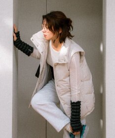 KWD 【日本製/高品質ダウン】STAND COLLAR DOWN VEST ダウンベスト