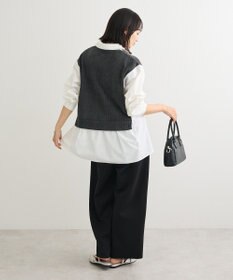 Green Parks カットモールドッキングシャツチュニック