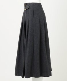 23区 【R(アール)】ウールラメ タックラップスカート