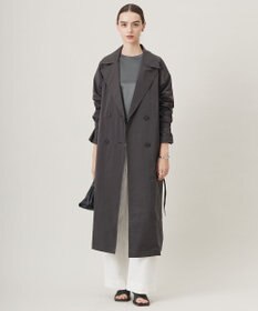 ICB L 【洗える】サテンボンディング クルーネックプルオーバー