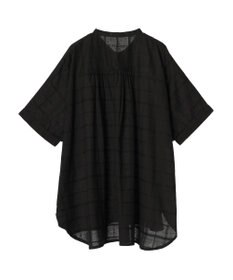 Green Parks インド綿 チェックドビーブラウス