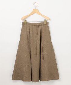 組曲 S 【WEB限定】エアリーフラワージャガード フレアスカート