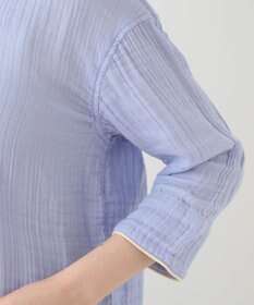 クレープガーゼ ノーカラーレディスパジャマ / UCHINO | ファッション