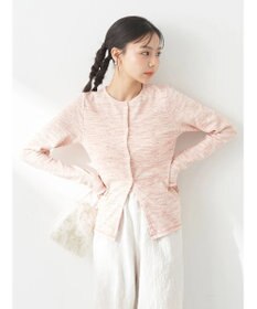 earth music&ecology メランジリブカーディガン