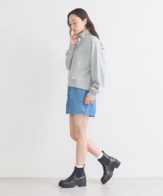 earth music&ecology チャンピオン　ｅｍａｅハーフジップ裏毛プルオーハ