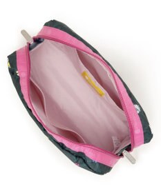 LeSportsac EXTRA LARGE RECTANGULAR COSMETIC/ミッフィーオーチャードグリーン/ピンク