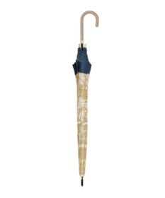 MOONBAT LANVIN en Bleu 長傘 バイカラーデイジー サテンプリント ジャンプ 耐風