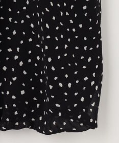 自由区 【洗える/ドット柄】ロイヤルシフォン プルオーバーカットソー