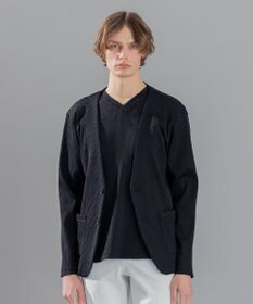 JOSEPH HOMME テックリブストレッチ ノーカラー・カットソージャケット