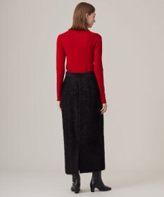 ICB L ルレックスヘアリージャカード ナロースカート