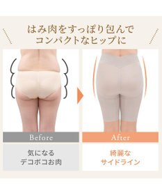 BRADELIS New York 【BRADELIS NewYork peace】綿混楽々dailyガードル23 接触冷感 吸汗速乾 サラッと快適な補正ガードル