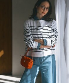 23区 L 【Oggi4月号掲載/洗える】23区DENIM ライトダンガリー ワイドパンツ