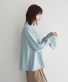 YECCA VECCA タックデザインブラウス