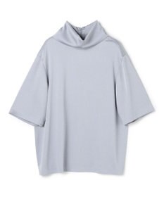 BEIGE， 【洗える・Precious 11月号掲載】LLOYD / ハンマーサテンロールカラー半袖ブラウス