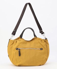 LA BAGAGERIE 【MONICA】サイドギャザー2WAYトートバッグ Mサイズ