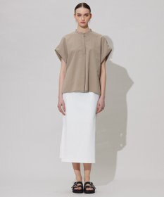 ICB 【洗える】シェルタリングドライサテン タイトスカート