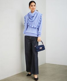 自由区 【洗える】ピュアカシミヤVネック ニット