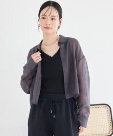 earth music&ecology 【WEB限定】シアーショートシャツ