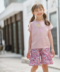 組曲 KIDS 【150-160㎝】ひまわりブーケ Tシャツ