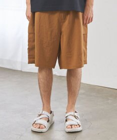 J.PRESS YORK STREET 【UNISEX】リネンライクイージーカーゴ ハーフパンツ
