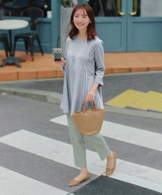 Tiaclasse L 【おのののかさん着用】とろみカラーテーパードパンツ