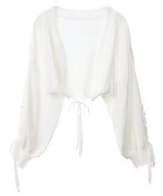 Green Parks ｄａｚｚｌｉｎ　ニットボレロ