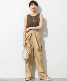 23区 【GOLD LABEL】チノ ラップワイドパンツ