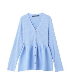 YECCA VECCA ペプラムカーディガン