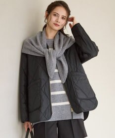 23区 【SLOW/一部店舗限定】中綿 パデットアウター ブラック系