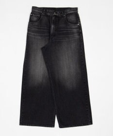 WEGO 【ユニセックス着用ITEM/SMLサイズ展開】エクストラバギーデニムパンツ