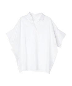 Green Parks 綿麻混スキッパーシャツ