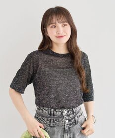 Green Parks ・Ｐｅｔｉｔ　Ｆｌｅｕｒ　ラメシアーニット