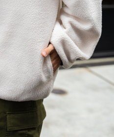 WEGO フリース ハーフZIPプルオーバー