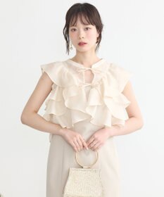 earth music&ecology SET2点フリルボレロ＋ナローワンピース