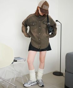 WEGO デニムウエスタンBIGシャツ