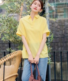 Tiaclasse リネンミックススキッパーシャツ