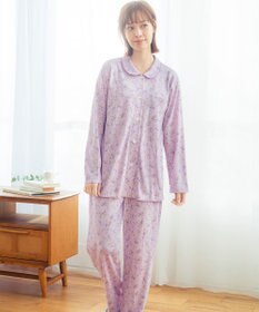 Wing パジャマ 長袖 長ズボン 綿100%(本体) レディース EP7040 ウイング／ワコール
