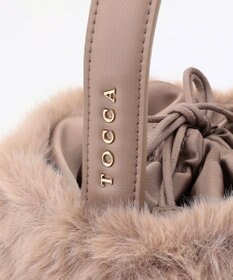 TOCCA 【ショルダー取り外し可能】MILKY TEA FURBAG ファーバッグ