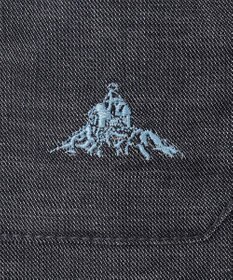 SHARE PARK LADIES 【UVカット・撥水・ストレッチ】イージーデニムノーカラーシャツ